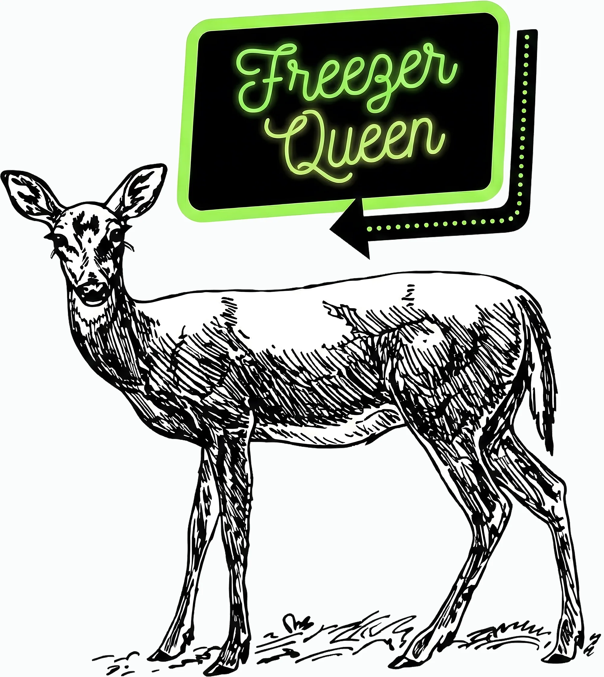 Freezer Queen – Direct to Film (DTF) Transfer - Image 3