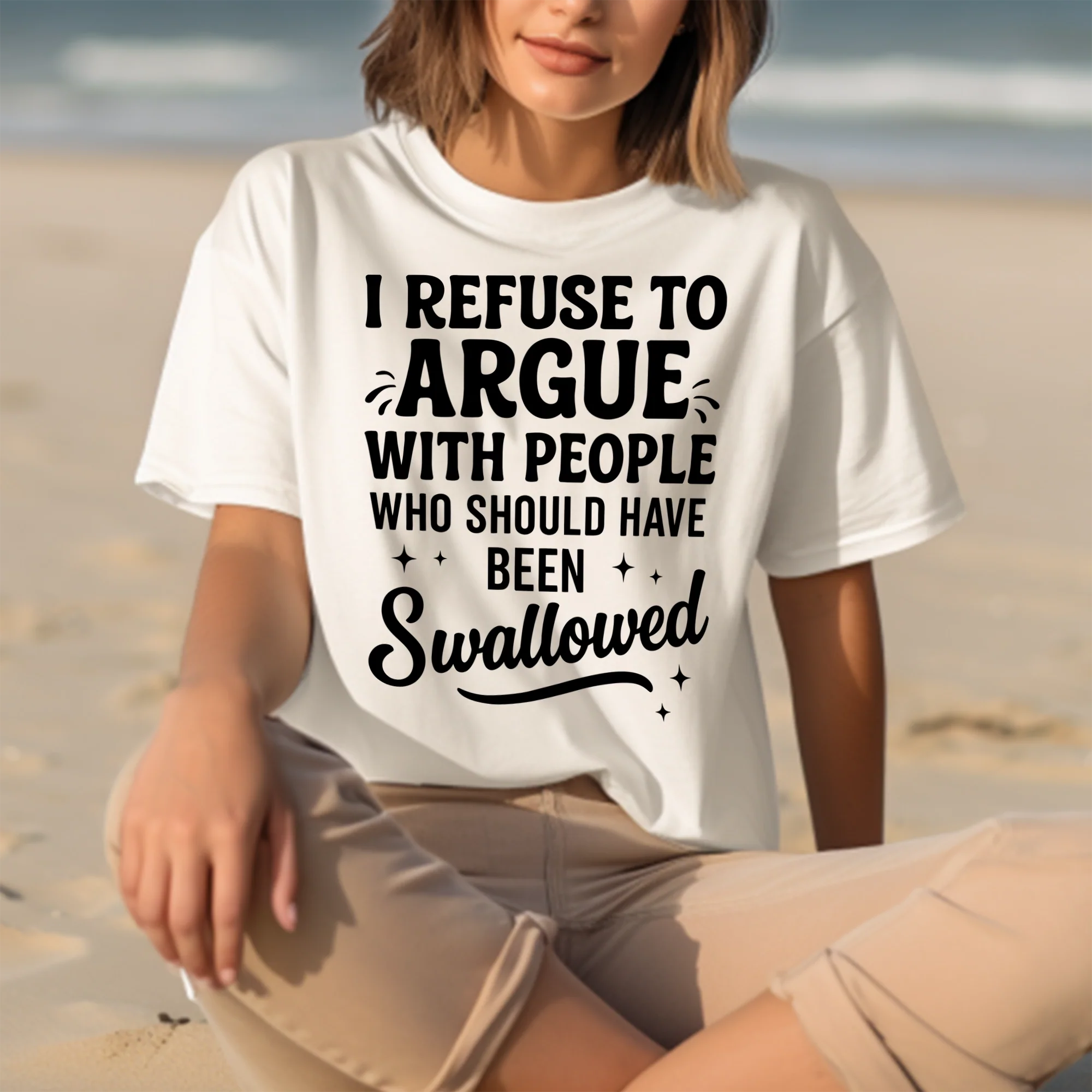 "I Refuse to Argue" - Sassy DTF Transfer