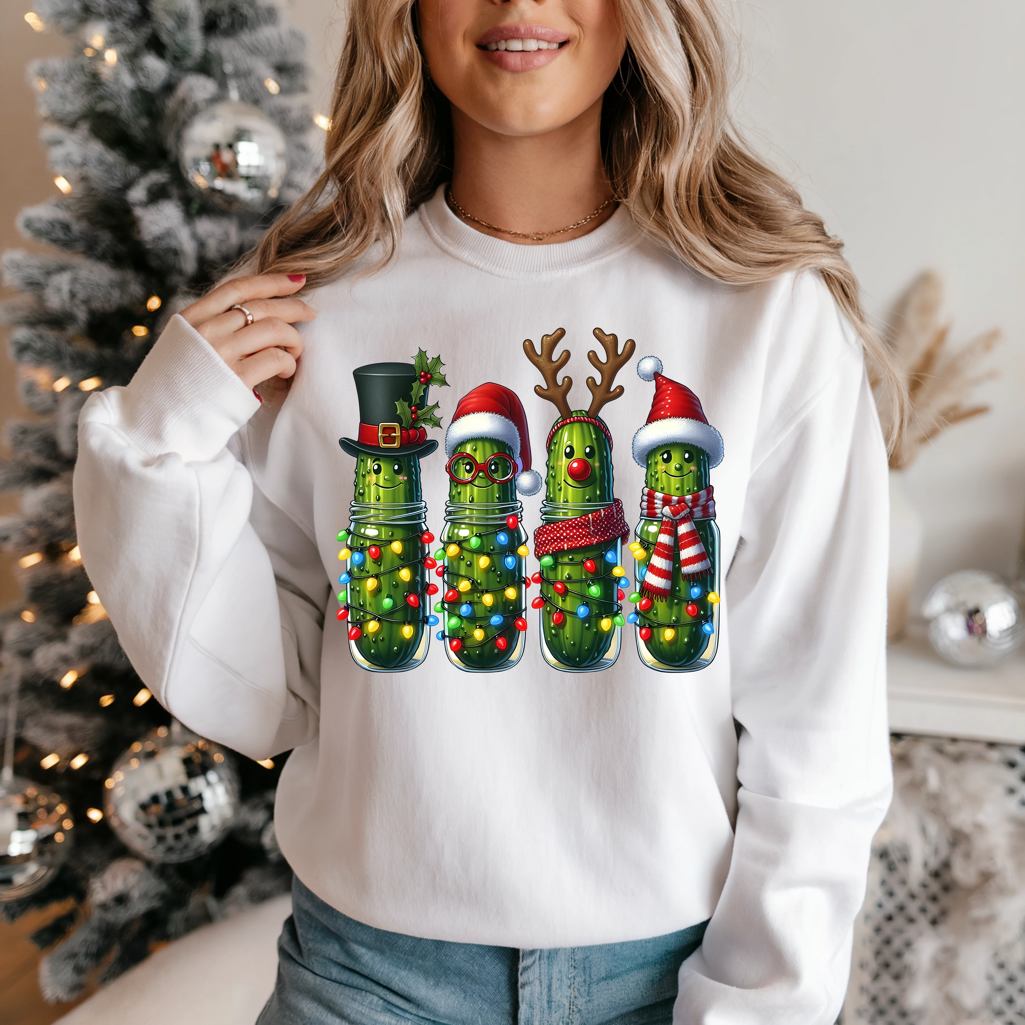 🥒 Kind of a Big Dill: Christmas Pickle Squad DTF Transfer