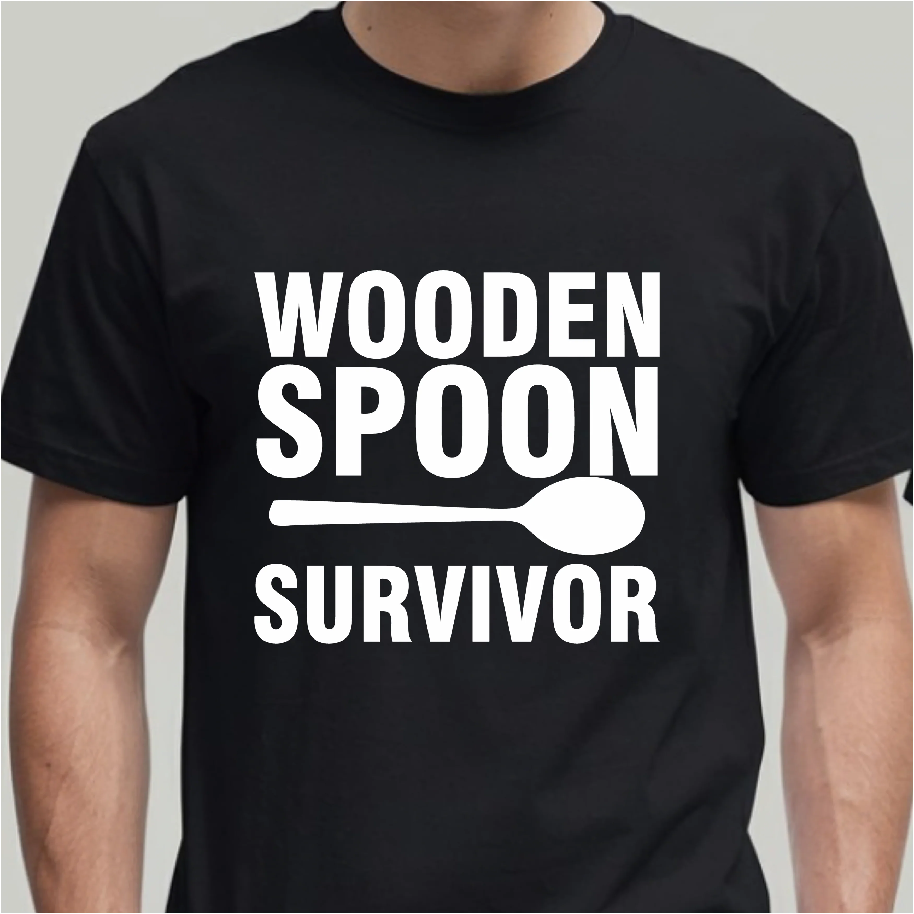 "Wooden Spoon Survivor" Nostalgic Humor – Premium DTF Transfer