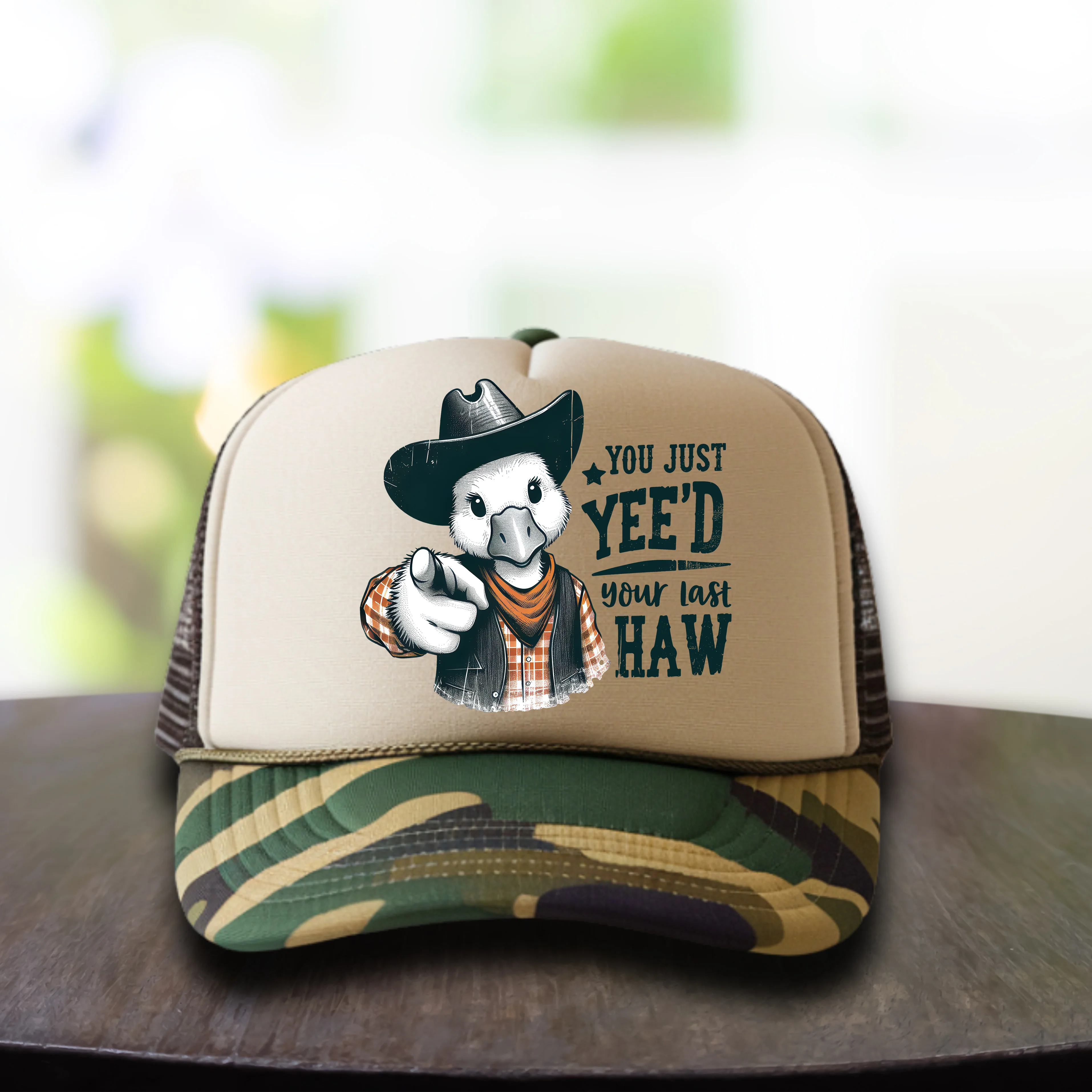 🦆 "You Just Yee'd Your Last Haw" Sassy Duck DTF Transfer 🦆 - Image 4